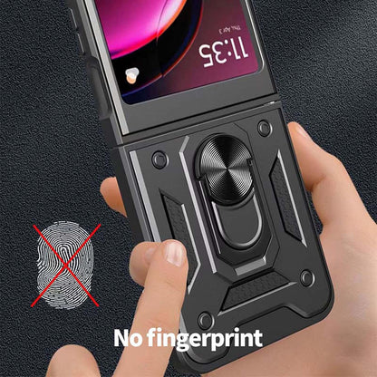 Funda para Motorola Razr 50 Ultra, Techsuit, CamShield, Negra