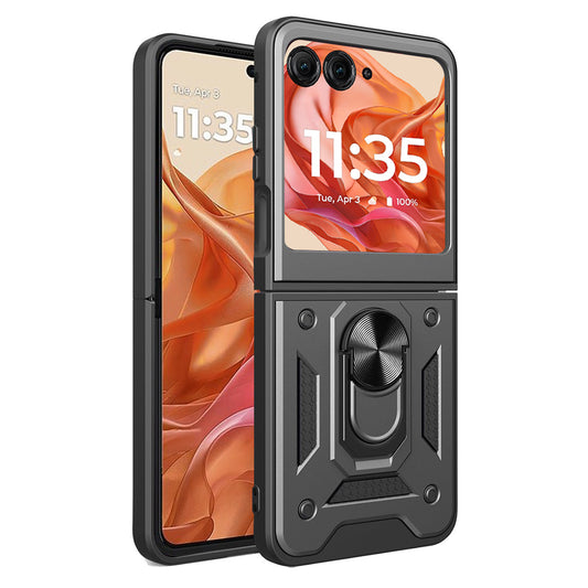 Funda para Motorola Razr 60 / Razr 50, Techsuit, CamShield, Negra