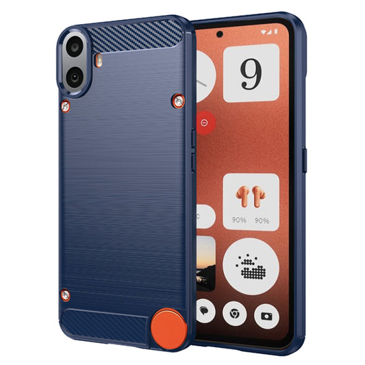 Funda para Nothing CMF Phone 1, Techsuit, Carbono, Azul