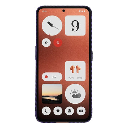 Funda para Nothing CMF Phone 1, Techsuit, Carbonite FiberShell, Morado
