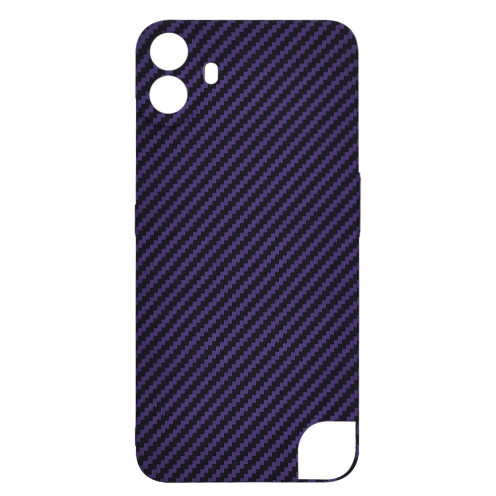 Funda para Nothing CMF Phone 1, Techsuit, Carbonite FiberShell, Morado