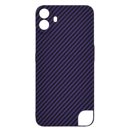 Funda para Nothing CMF Phone 1, Techsuit, Carbonite FiberShell, Morado