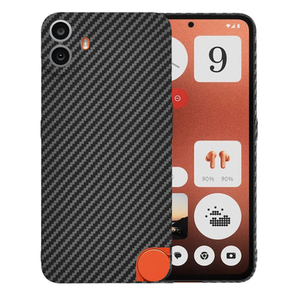 Funda para Nothing CMF Phone 1, Techsuit, Carbonite FiberShell, Negra