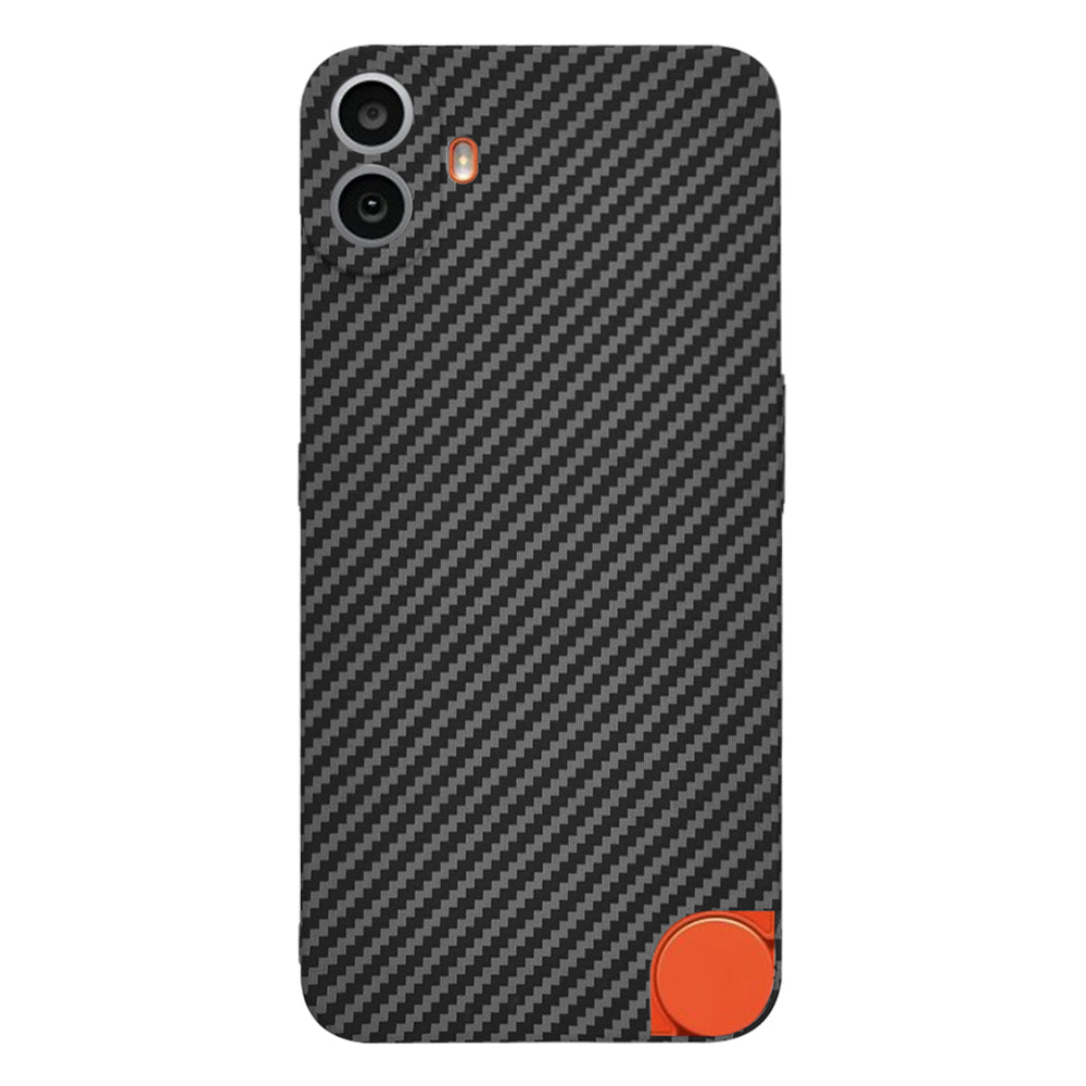 Funda para Nothing CMF Phone 1, Techsuit, Carbonite FiberShell, Negra