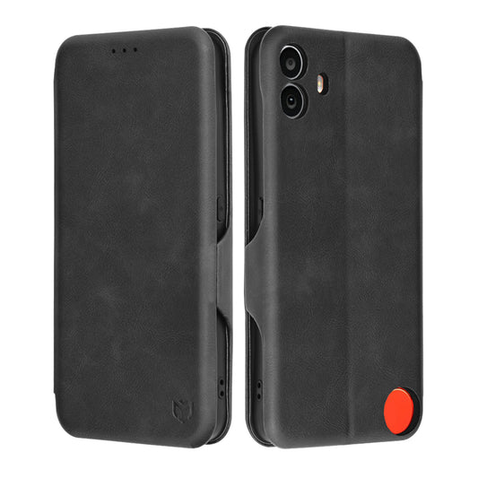 Funda para Nothing CMF Phone 1, Techsuit, Safe Wallet Plus, Negra