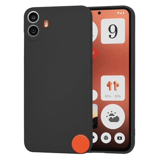 Funda para Nothing CMF Phone 1, Techsuit, SoftFlex, Negra