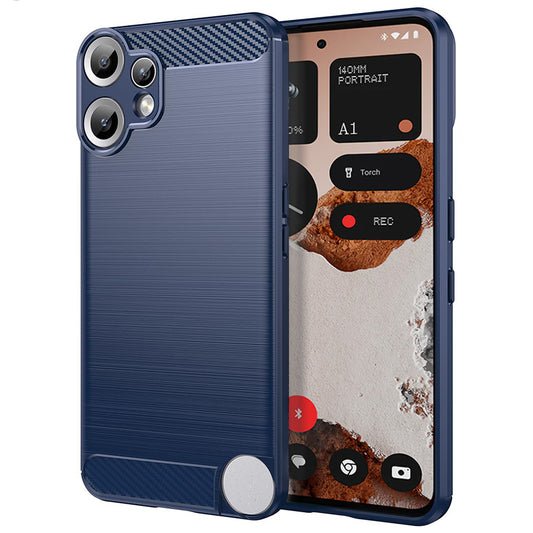 Funda para Nothing CMF Phone 2 Pro, Techsuit, Carbono, Azul