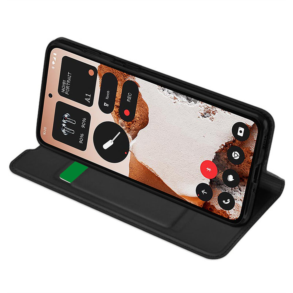Funda para Nothing CMF Phone 2 Pro, Techsuit, Magskin Book, Negra