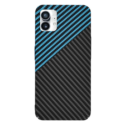 Funda para Nothing Phone (1), Techsuit, Carbonite FiberShell, Negra Bleu