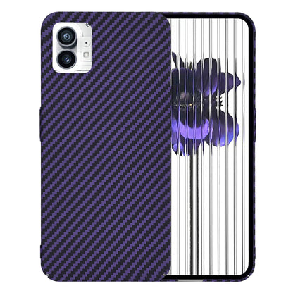 Funda para Nothing Phone (1), Techsuit, Carbonite FiberShell, Morado