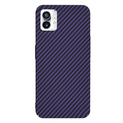 Funda para Nothing Phone (1), Techsuit, Carbonite FiberShell, Morado