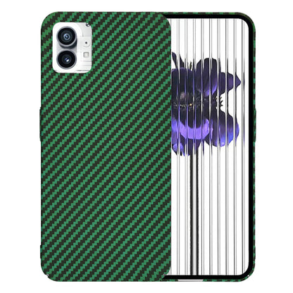 Funda para Nothing Phone (1), Techsuit, Carbonite FiberShell, Verde