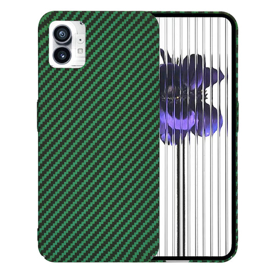 Funda para Nothing Phone (1), Techsuit, Carbonite FiberShell, Verde
