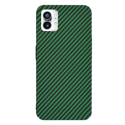 Funda para Nothing Phone (1), Techsuit, Carbonite FiberShell, Verde