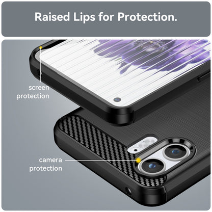 Funda para Nothing Phone (2), Techsuit, Carbono, Negra