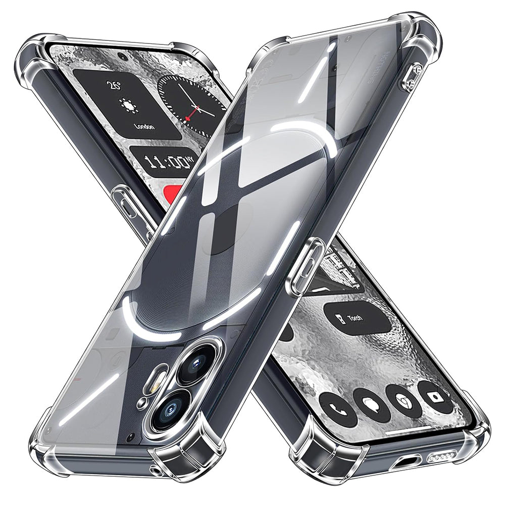 Funda para Nothing Phone (2), Techsuit, Antigolpes Transparente, Transparente