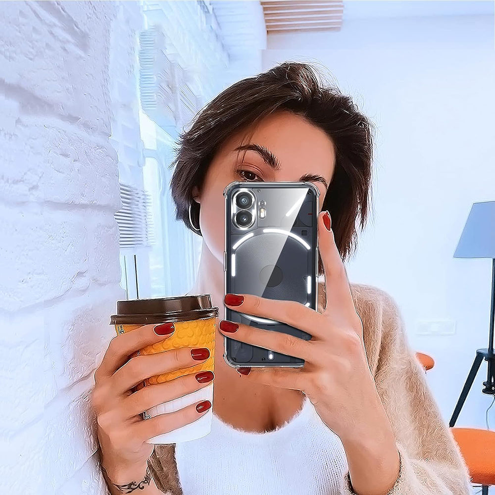 Funda para Nothing Phone (2), Techsuit, Antigolpes Transparente, Transparente