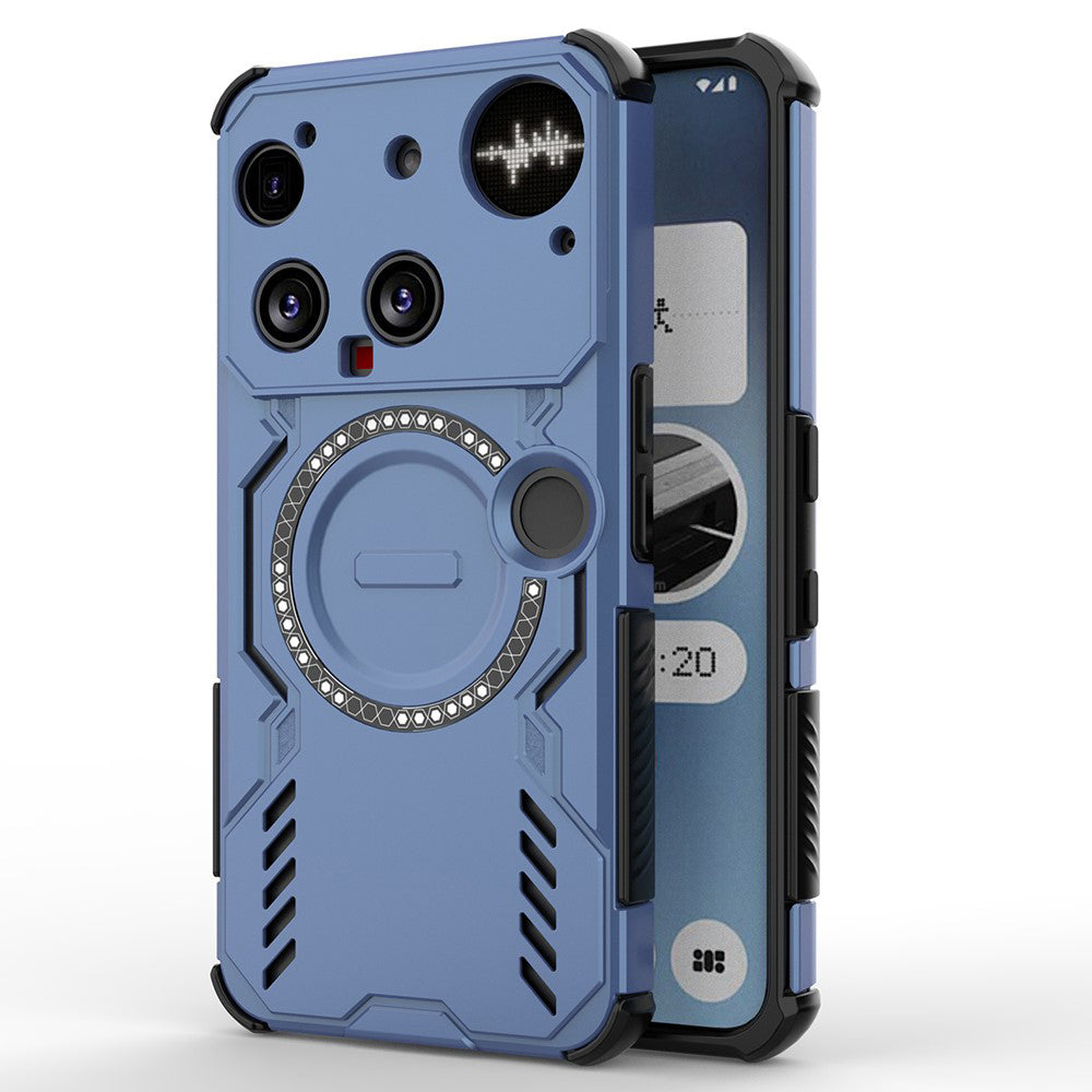 Funda MagSafe para Nothing Phone (3), Techsuit, ArmorMag, Azul