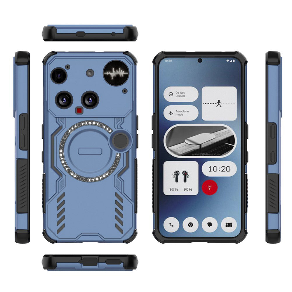 Funda MagSafe para Nothing Phone (3), Techsuit, ArmorMag, Azul