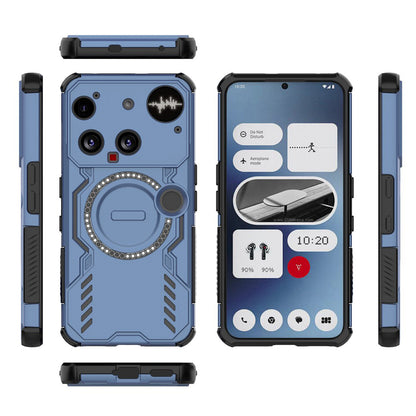 Funda MagSafe para Nothing Phone (3), Techsuit, ArmorMag, Azul