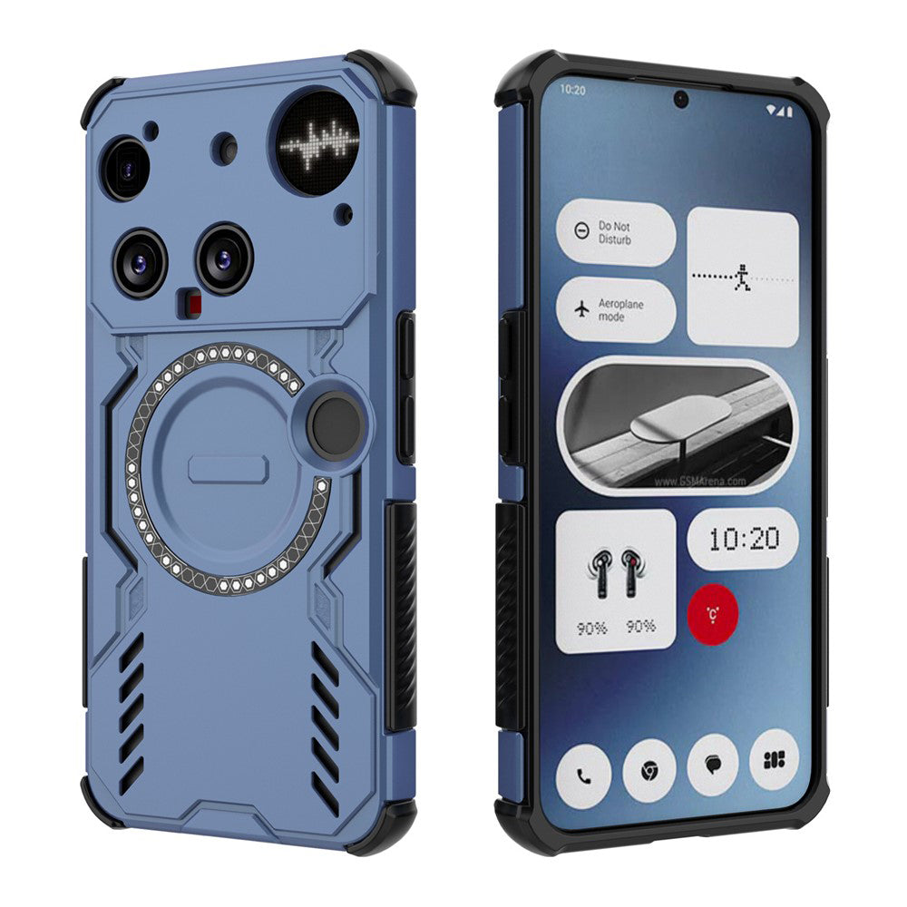 Funda MagSafe para Nothing Phone (3), Techsuit, ArmorMag, Azul