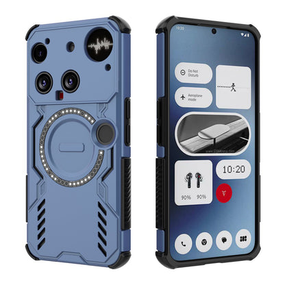 Funda MagSafe para Nothing Phone (3), Techsuit, ArmorMag, Azul