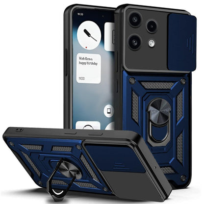 Funda para Nothing Phone (3a) Lite, Techsuit, CamShield, Azul