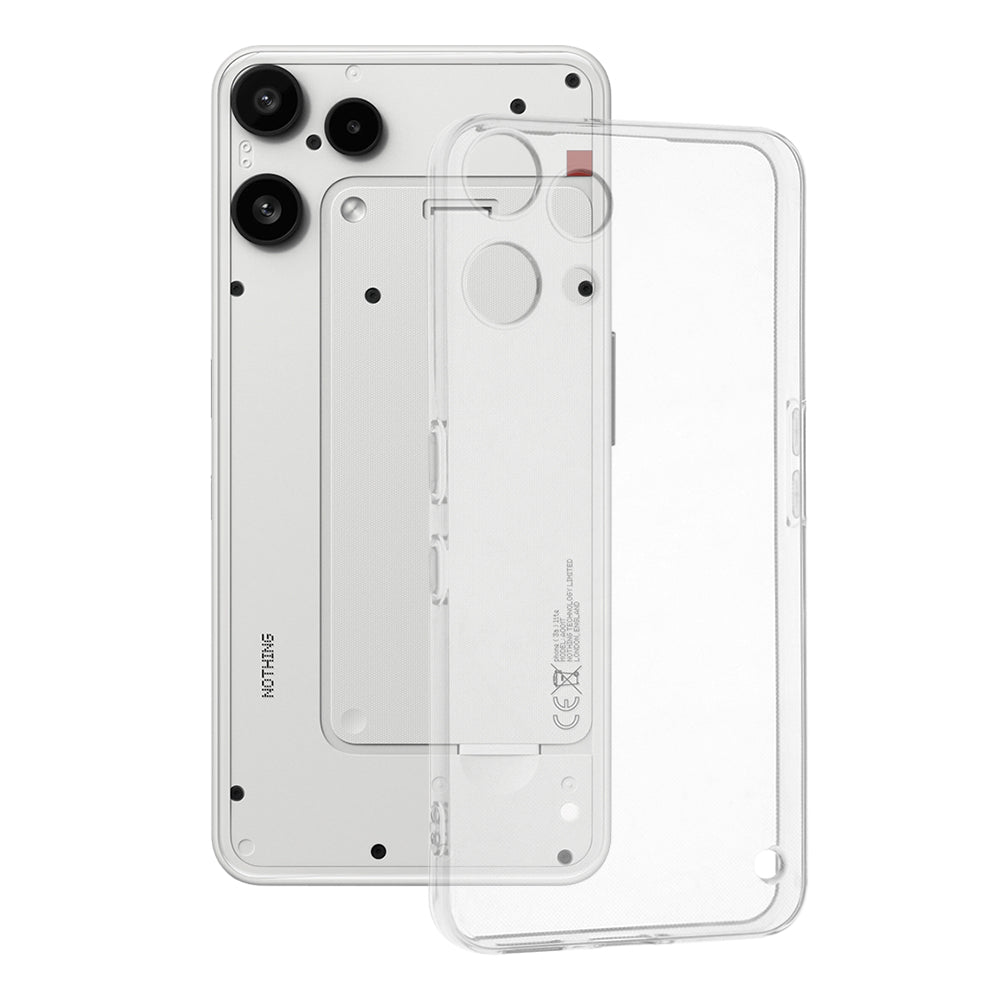 Funda para Nothing Phone (3a) Lite, Techsuit, Clear, Transparente