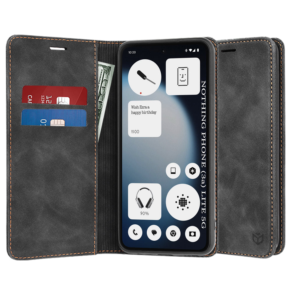 Case for Nothing Phone (3a) Lite, Techsuit, Confy, Black