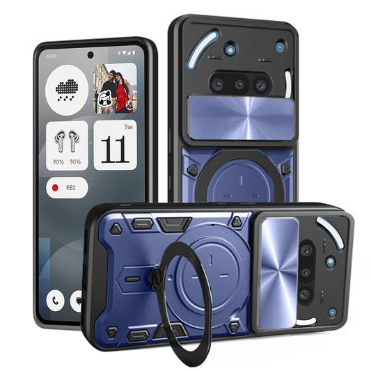 Funda para Nothing Phone (3a), Techsuit, CamGuard Pro, Azul