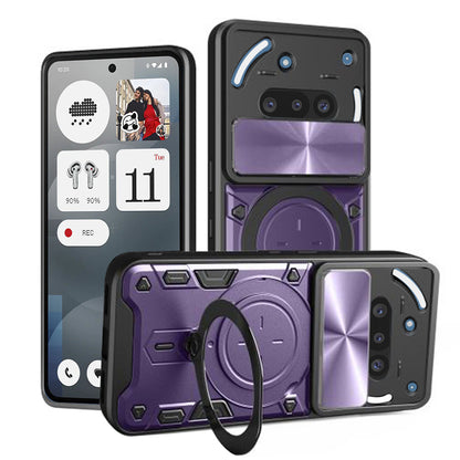 Funda para Nothing Phone (3a), Techsuit, CamGuard Pro, Morado
