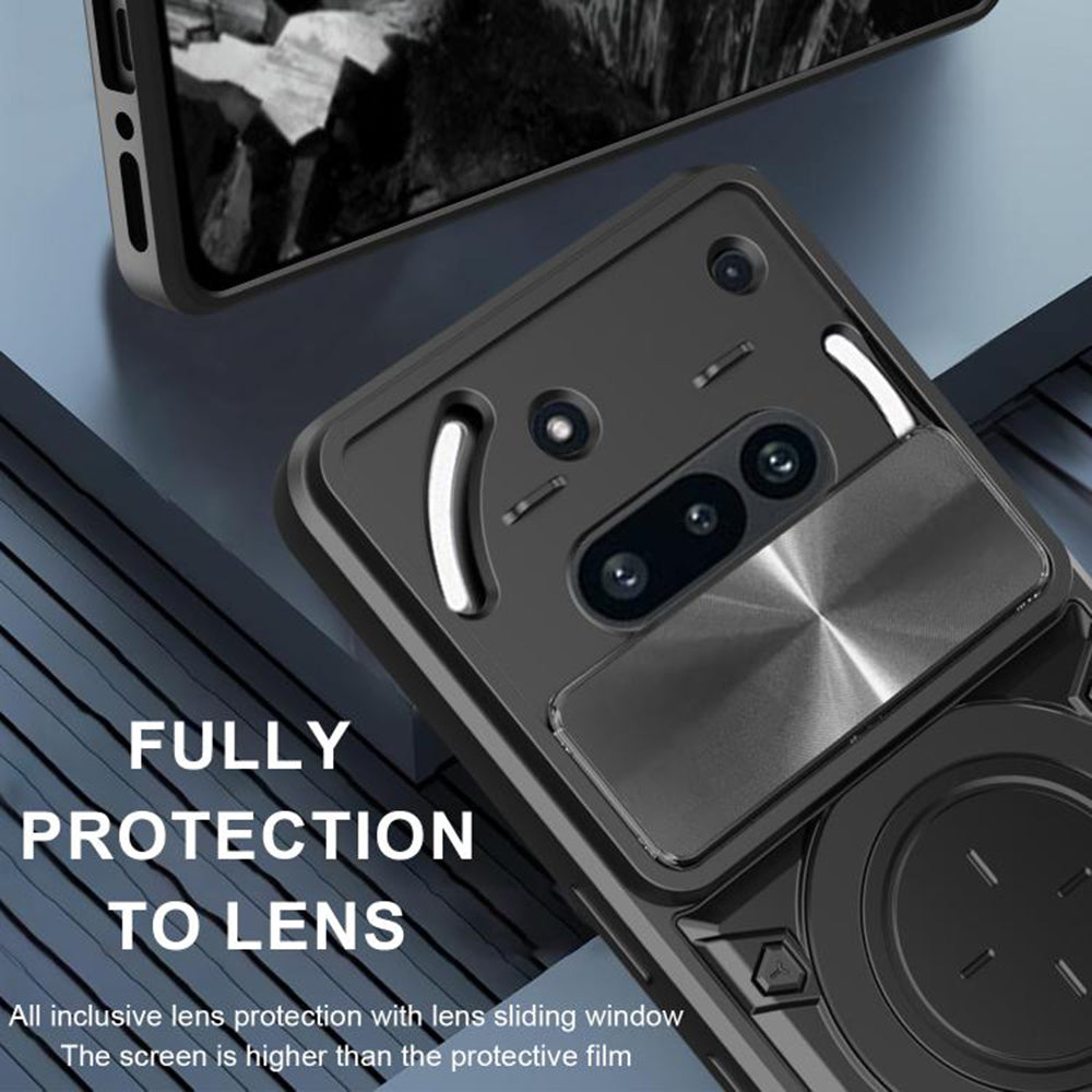 Funda para Nothing Phone (3a), Techsuit, CamGuard Pro, Morado