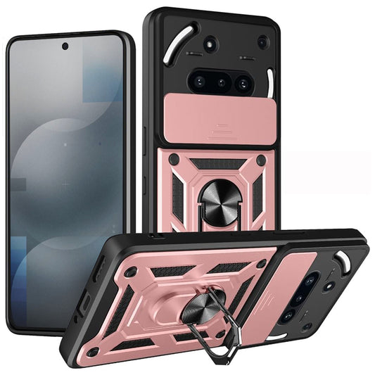 Funda para Nothing Phone (3a), Techsuit, CamShield, Rosa