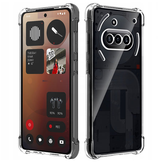 Funda para Nothing Phone (3a), Techsuit, Antigolpes Transparente, Transparente