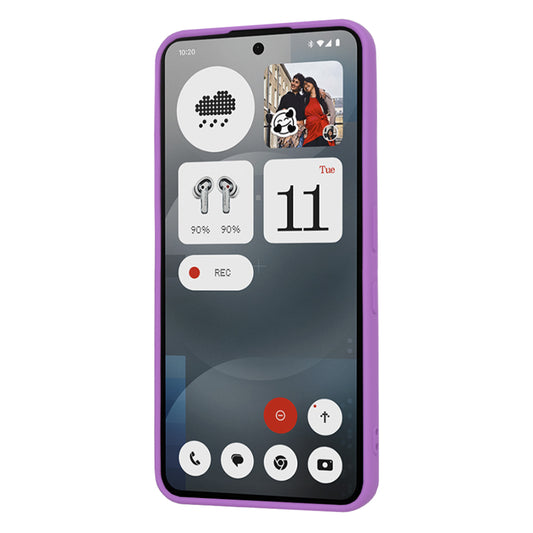 Funda para Nothing Phone (3a), Techsuit, SoftFlex, Morado
