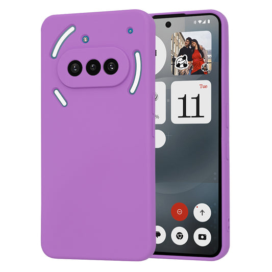 Funda para Nothing Phone (3a), Techsuit, SoftFlex, Morado