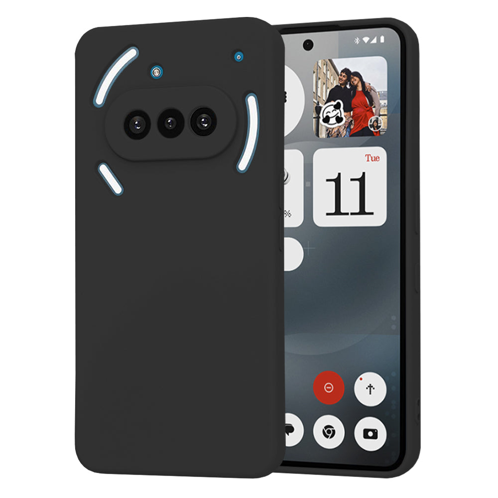 Funda para Nothing Phone (3a), Techsuit, SoftFlex, Negra