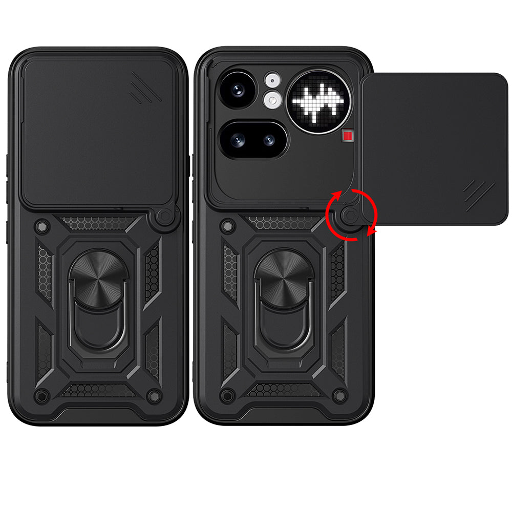 Funda para Nothing Phone (4a) Pro, Techsuit, CamShield, Negra