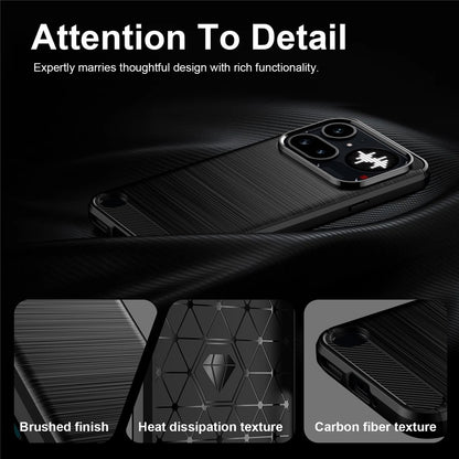Funda para Nothing Phone (4a) Pro, Techsuit, Carbon, Negra