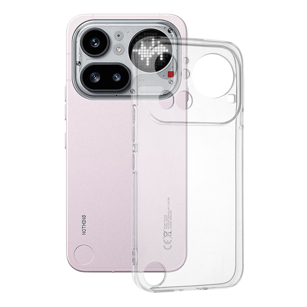 Funda para Nothing Phone (4a) Pro, Techsuit, Clear, Transparente