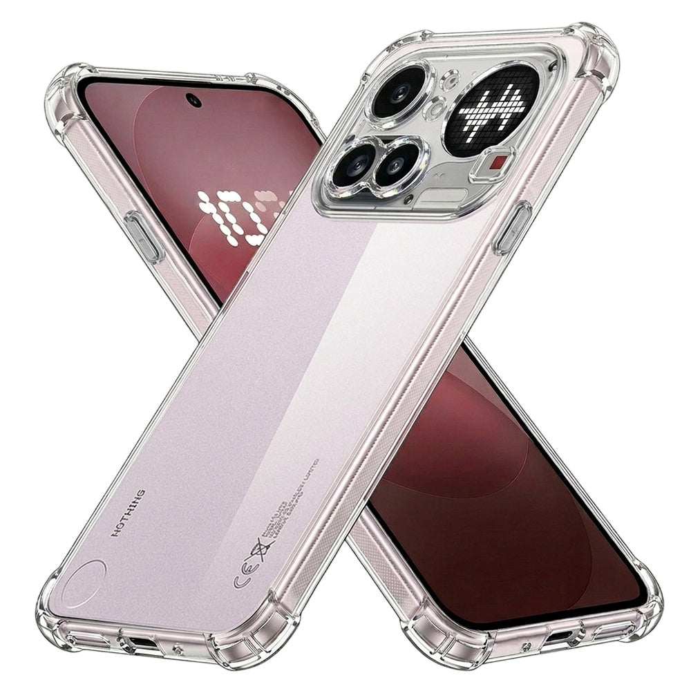 Funda para Nothing Phone (4a) Pro, Techsuit, Shockproof Clear, Transparente