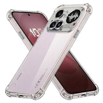 Funda para Nothing Phone (4a) Pro, Techsuit, Shockproof Clear, Transparente