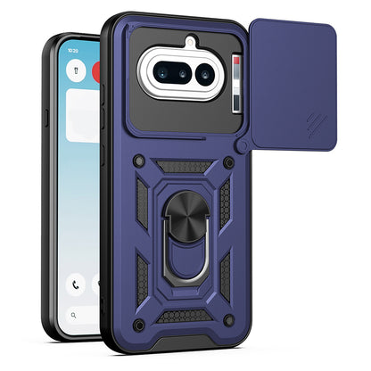 Funda para Nothing Phone (4a), Techsuit, CamShield, Azul