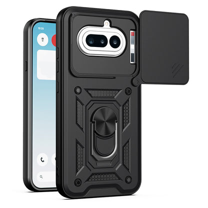 Funda para Nothing Phone (4a), Techsuit, CamShield, Negra