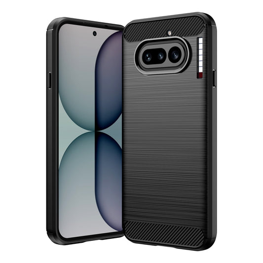Funda para Nothing Phone (4a), Techsuit, Carbon, Negra