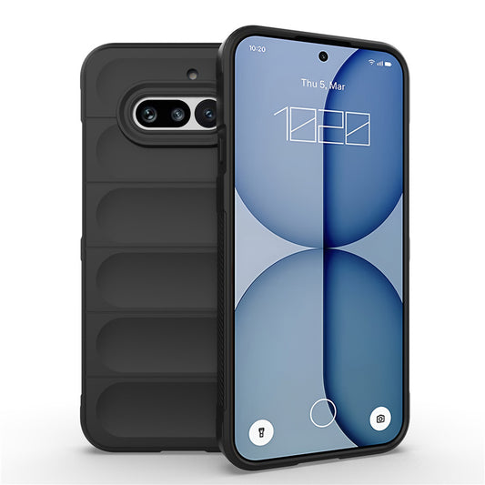 Funda para Nothing Phone (4a), Techsuit, Magic Shield, Negra