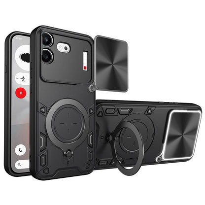Funda para Nothing Phone (4b), Techsuit, CamGuard Pro, Negra