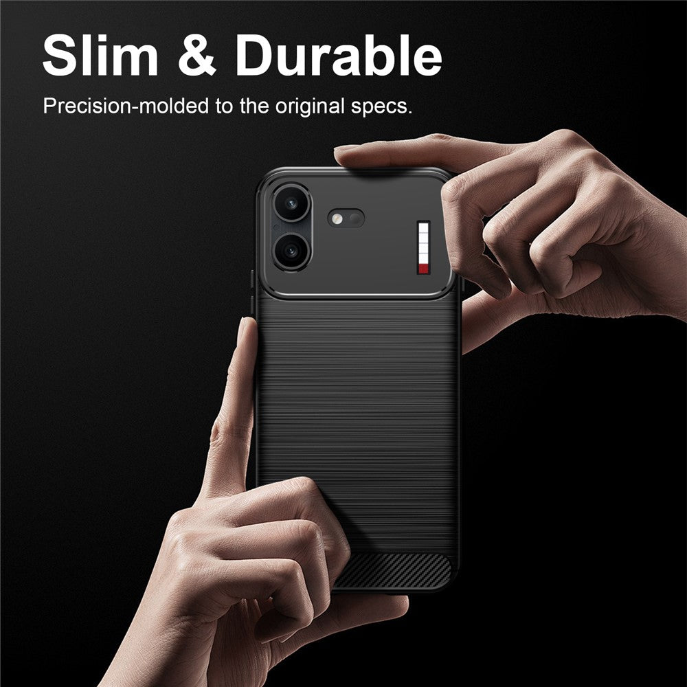 Funda para Nothing Phone (4b), Techsuit, Carbono, Negra