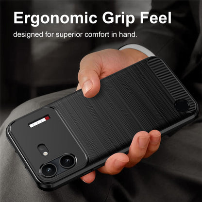Funda para Nothing Phone (4b), Techsuit, Carbono, Negra