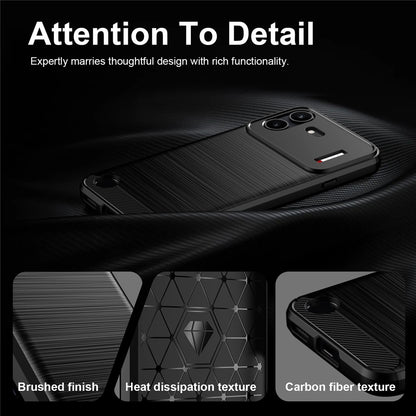 Funda para Nothing Phone (4b), Techsuit, Carbono, Negra